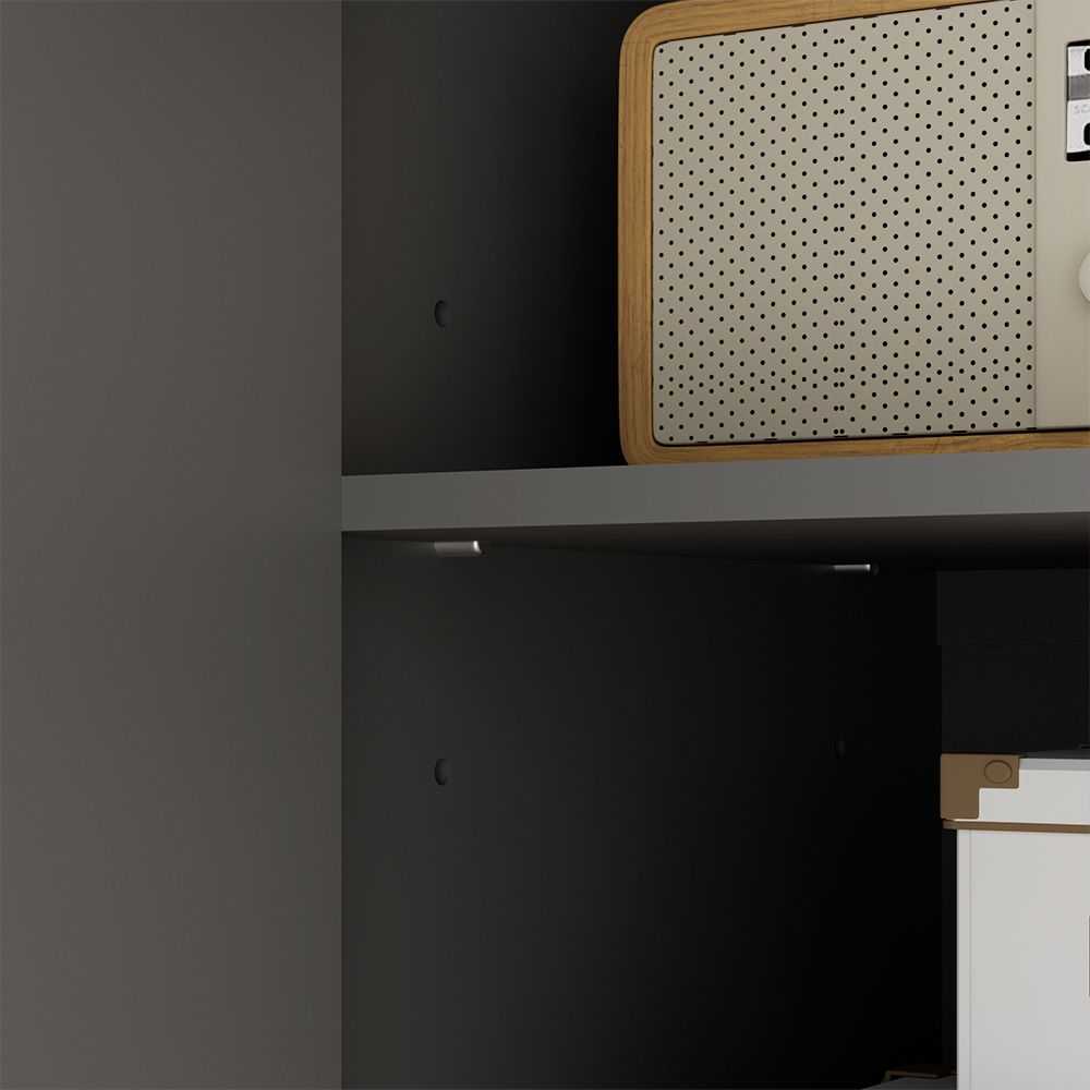Sideboard Storage Cabinet with Adjustable Shelves, Buffet Cabinet, Elegant Fashionable Storage Cabinet with Golden Handle and Metal Legs, Modern Coffee Bar Station, Wood Kitchen Table - luxuryhomedecoridea.com