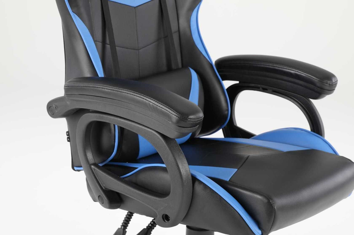 Luxury Home Furniture Ergonomic Recliner PU Leather Racing Gaming Chair In Nylon Racing Base - luxuryhomedecoridea.com