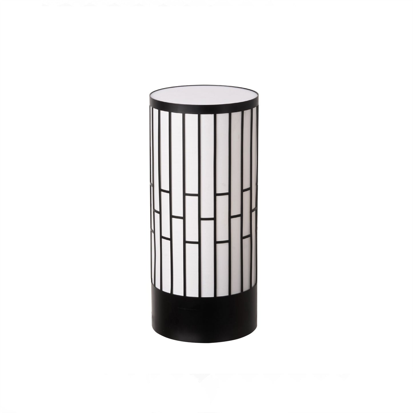 Japanese Style Floor Lamp, Cylindrical Table Floor Lamp with Fabric Shade, Warm Ambient LED Lamp for Living Room, Bedroom, Reading Nook, Minimalist Home Decor - luxuryhomedecoridea.com