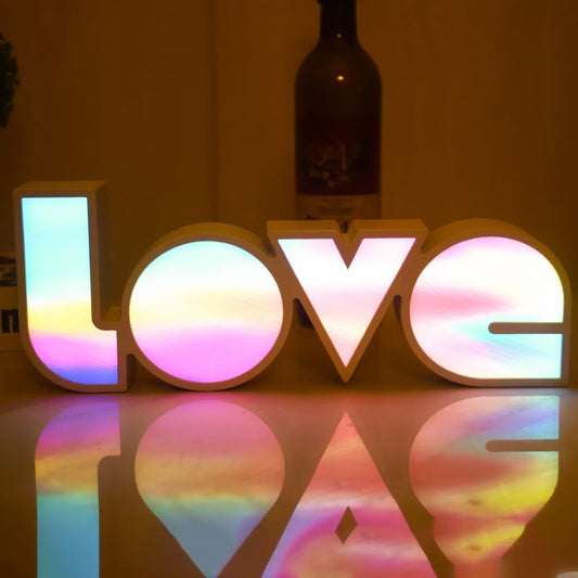 LOVE Letter Led Light For Propose Proposal And Engagement Wedding Party Stage Background Valentine's Day Decor Home Outdoor Lamp luxury home decor