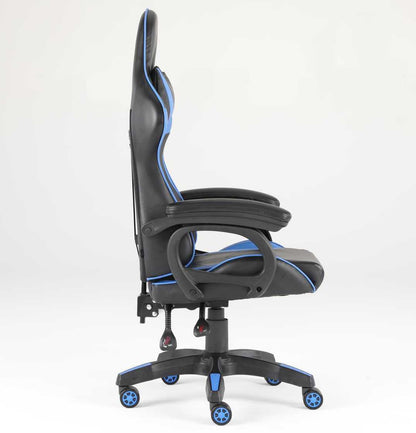 Luxury Home Furniture Ergonomic Recliner PU Leather Racing Gaming Chair In Nylon Racing Base - luxuryhomedecoridea.com