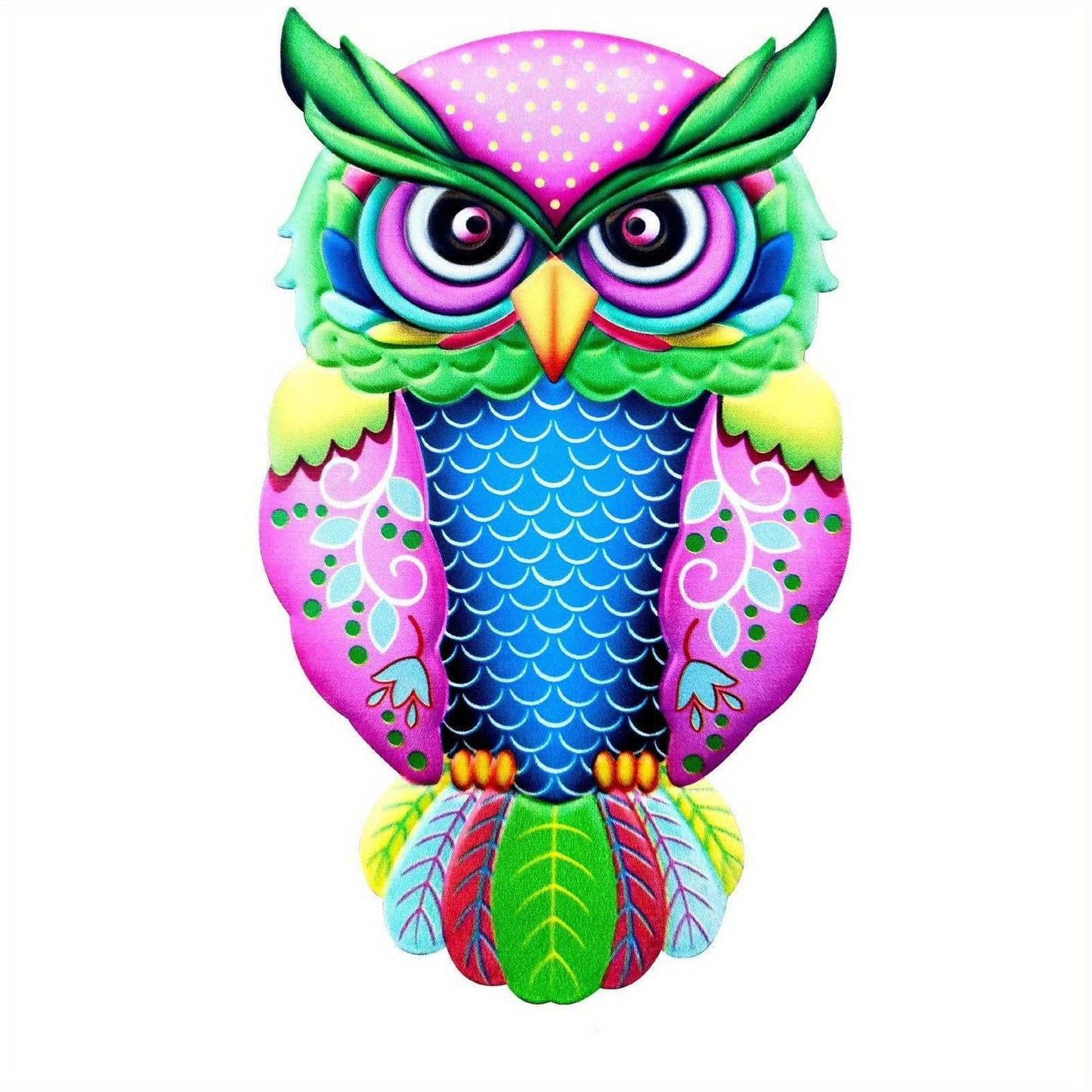 1pc Metal Owl Wall Decor, Outside Garden Decoration, Yard Art Outdoor Patio Fence Lawn Ornament, Home Decor, Room Decor, Party Supplies, Birthday Gift, Holiday Decor - luxuryhomedecoridea.com
