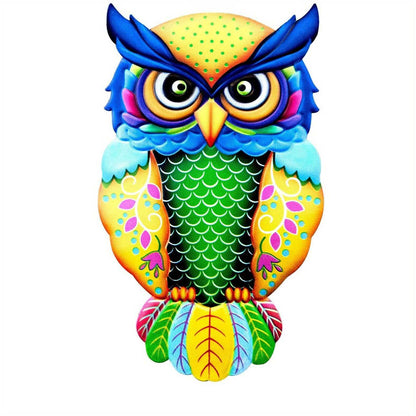 1pc Metal Owl Wall Decor, Outside Garden Decoration, Yard Art Outdoor Patio Fence Lawn Ornament, Home Decor, Room Decor, Party Supplies, Birthday Gift, Holiday Decor - luxuryhomedecoridea.com