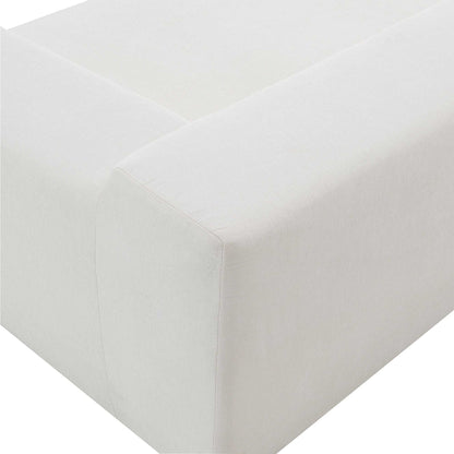 109*68" Modular Sectional Living Room Sofa Set, Modern Minimalist Style Couch, Upholstered Sleeper Sofa for Living Room, Bedroom, Salon, 2 PC Free Combination, L-Shape, Cream - luxuryhomedecoridea.com