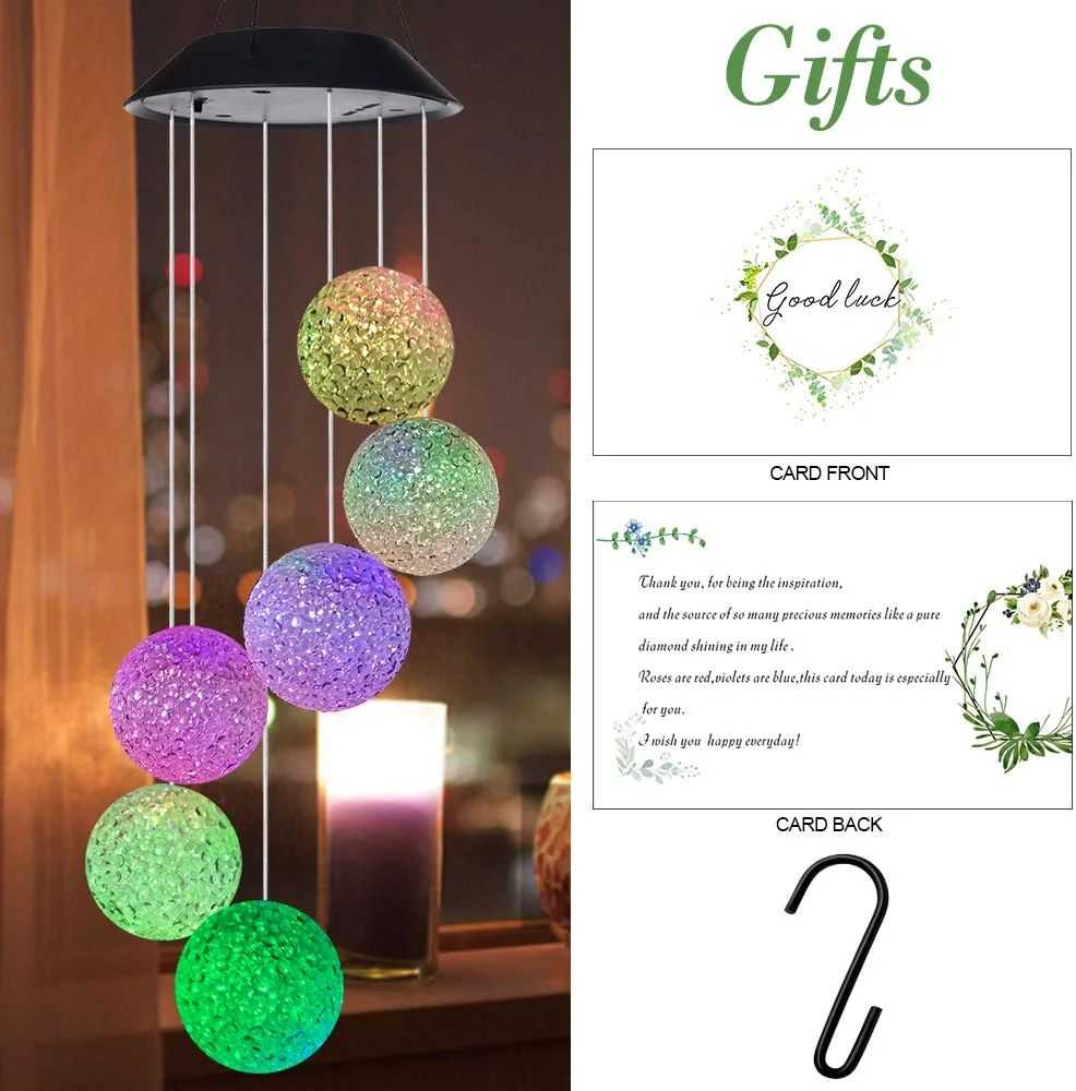 Yard Decor Lights; Solar Butterfly Chimes; 2023 Gifts for Mom/Dad/Women/Grandma/Wife/Daughter/Sister/Aunt/Nana/Grandfather/ ; Father Birthday Gifts; Mother Day Outdoor Decor; Gardening Gift - luxuryhomedecoridea.com