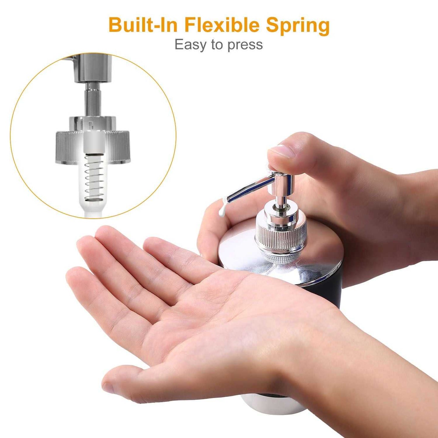Bathroom Accessories Set 6 Pcs Bathroom Set Ensemble Complete Soap Dispenser Toothbrush Holder - luxuryhomedecoridea.com