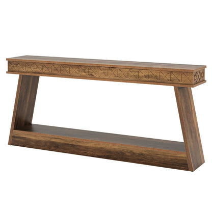 Sofa Table, Farmhouse Console Table Entryway Table with Storage - luxuryhomedecoridea.com