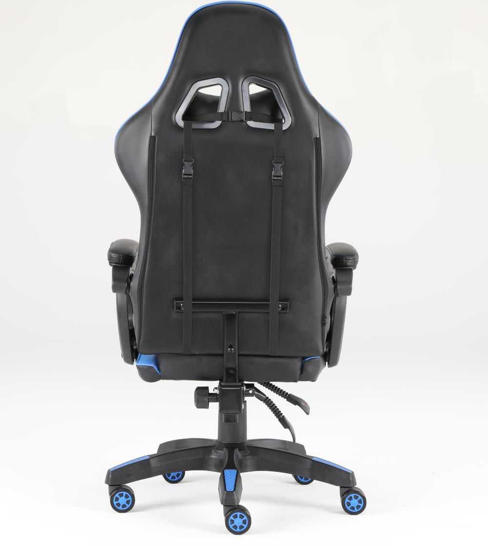 Luxury Home Furniture Ergonomic Recliner PU Leather Racing Gaming Chair In Nylon Racing Base - luxuryhomedecoridea.com