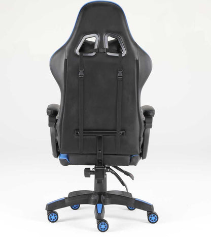 Luxury Home Furniture Ergonomic Recliner PU Leather Racing Gaming Chair In Nylon Racing Base - luxuryhomedecoridea.com