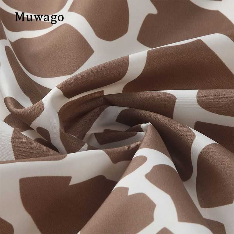 Muwago Shower Curtain With Giraffe Pattern Blackout Waterproof And Mildew Resistant Bathing Cover Aesthetic Bathroom Accessories - luxuryhomedecoridea.com