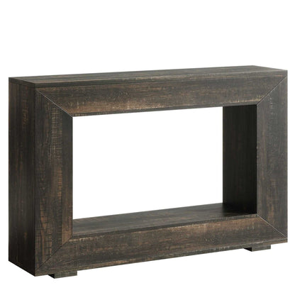 Farmhouse Console Table, Rustic Wood Entryway Sofa Table with Storage - luxuryhomedecoridea.com