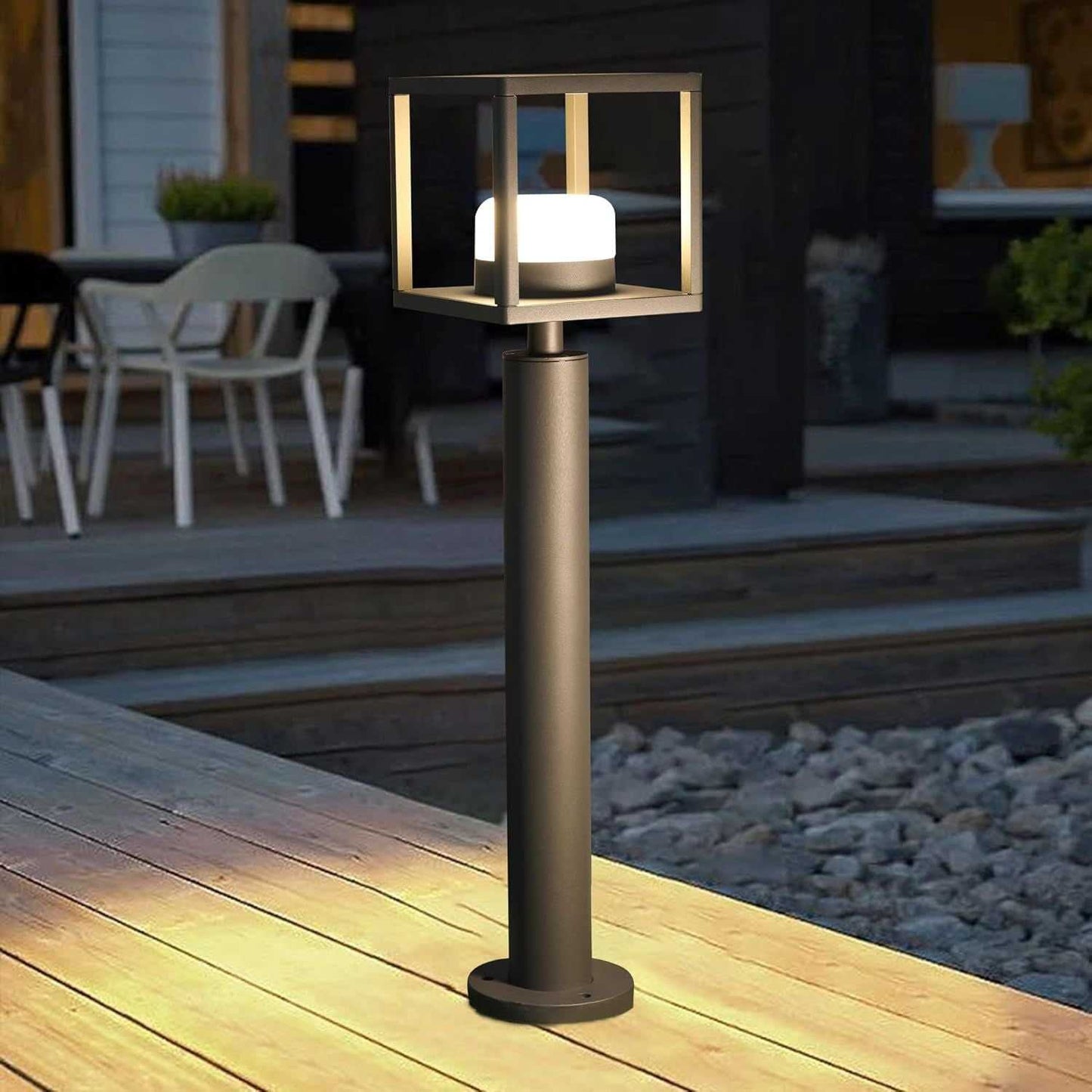 Outdoor Pathway Light LED Bollard Waterproof Garden Landscape Lighting Floor Lamp for Walkway 36516 - luxuryhomedecoridea.com