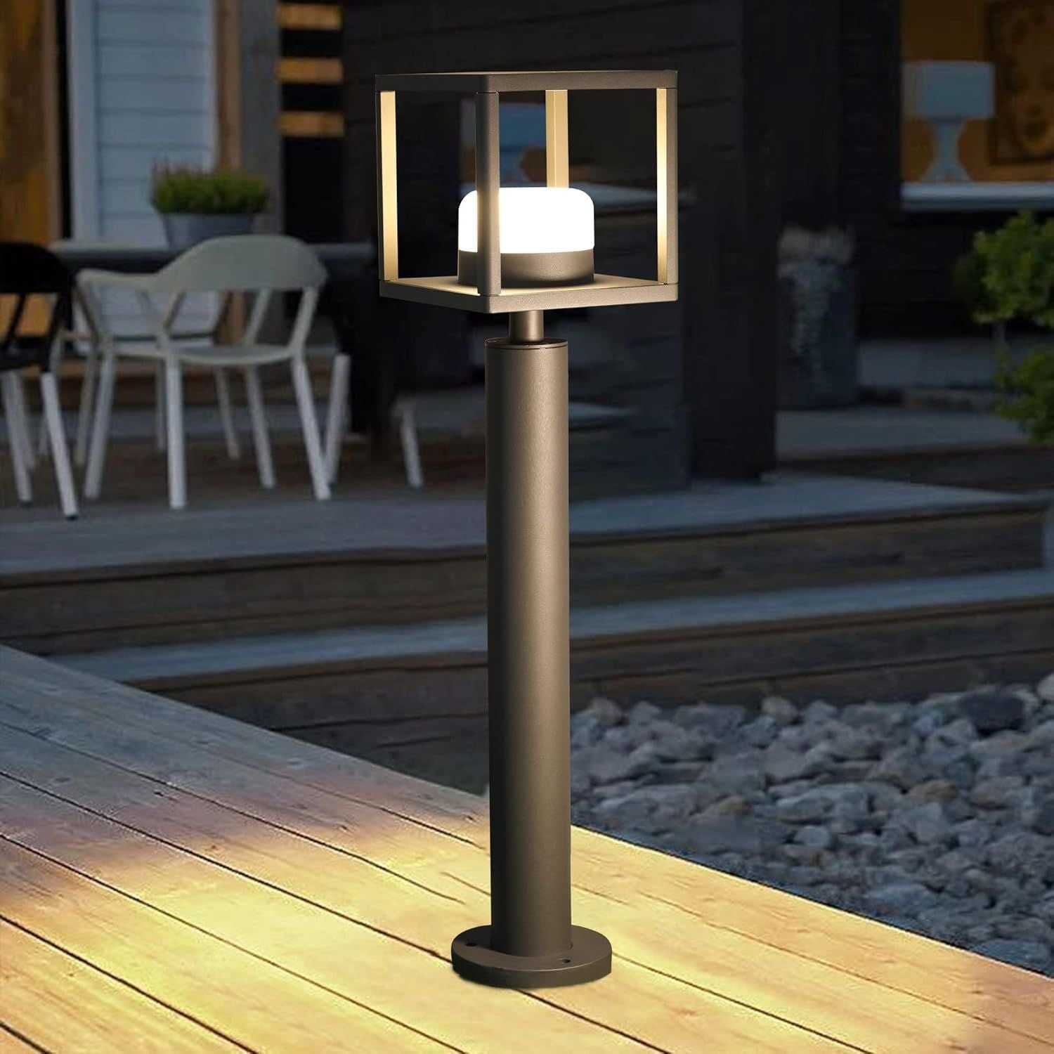 Outdoor Pathway Light LED Bollard Waterproof Garden Landscape Lighting Floor Lamp for Walkway 36516 - luxuryhomedecoridea.com