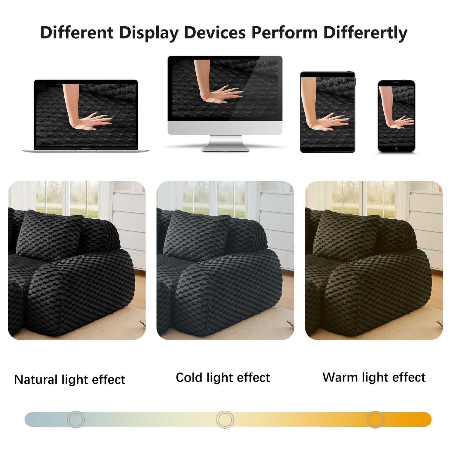 82" Modern L-Shaped Modular Sectional Sofa for Living Room,Flannelette Fabric,Oversized 2-Seater Couch,Deep Seat,Boneless sofa,Movable Ottoman,Buckle connection,Anti-slip Design,No Assembly,Black - luxuryhomedecoridea.com