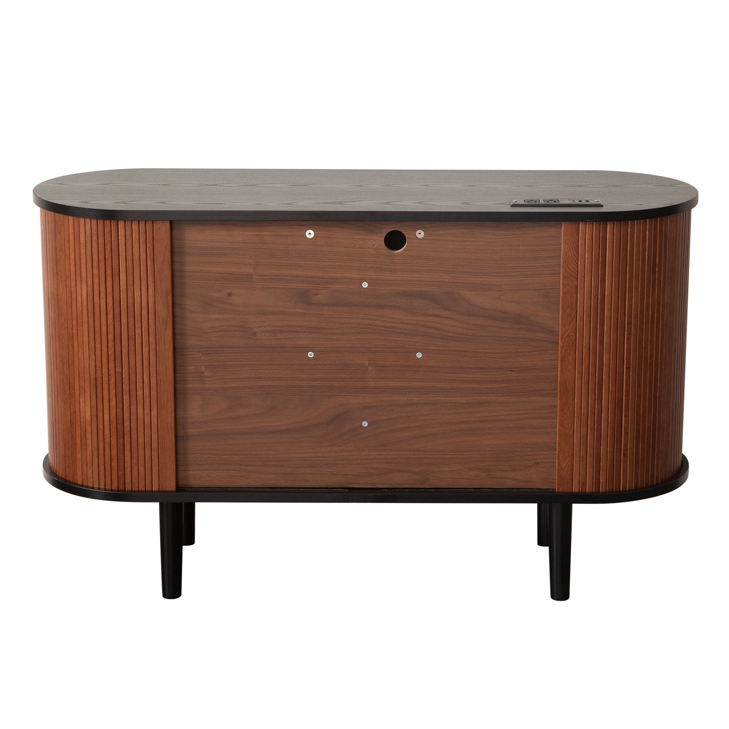 Fralimk Sideboard Buffet Cabinet with Storage, Modern Fluted Storage Cabinet for Dining Room, Tambour Door Console Table for Living Room, Office Storage Cabinet or TV Stand, Accent Sideboard Cabinet - luxuryhomedecoridea.com