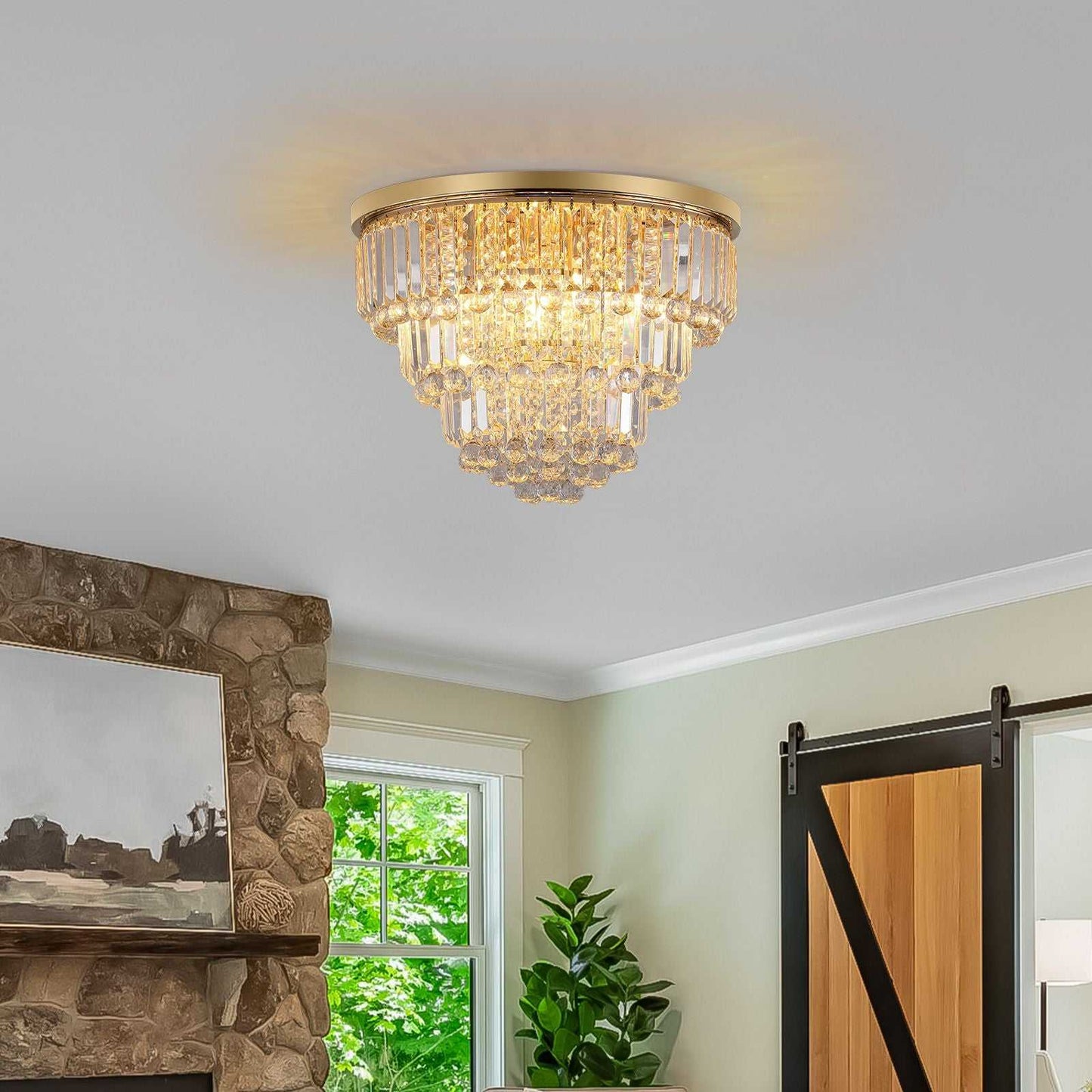 (Same as W1340110372/L5009) Gold luxury modern style crystal lights,large ceiling chandeliers,dining room,living room,bedroom (Bulb Not Included) - luxuryhomedecoridea.com