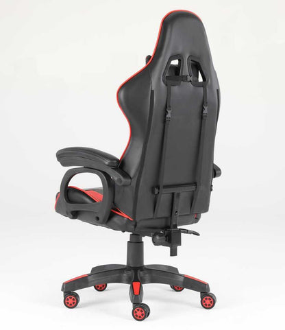 Luxury Home Furniture Ergonomic Recliner PU Leather Racing Gaming Chair In Nylon Racing Base - luxuryhomedecoridea.com