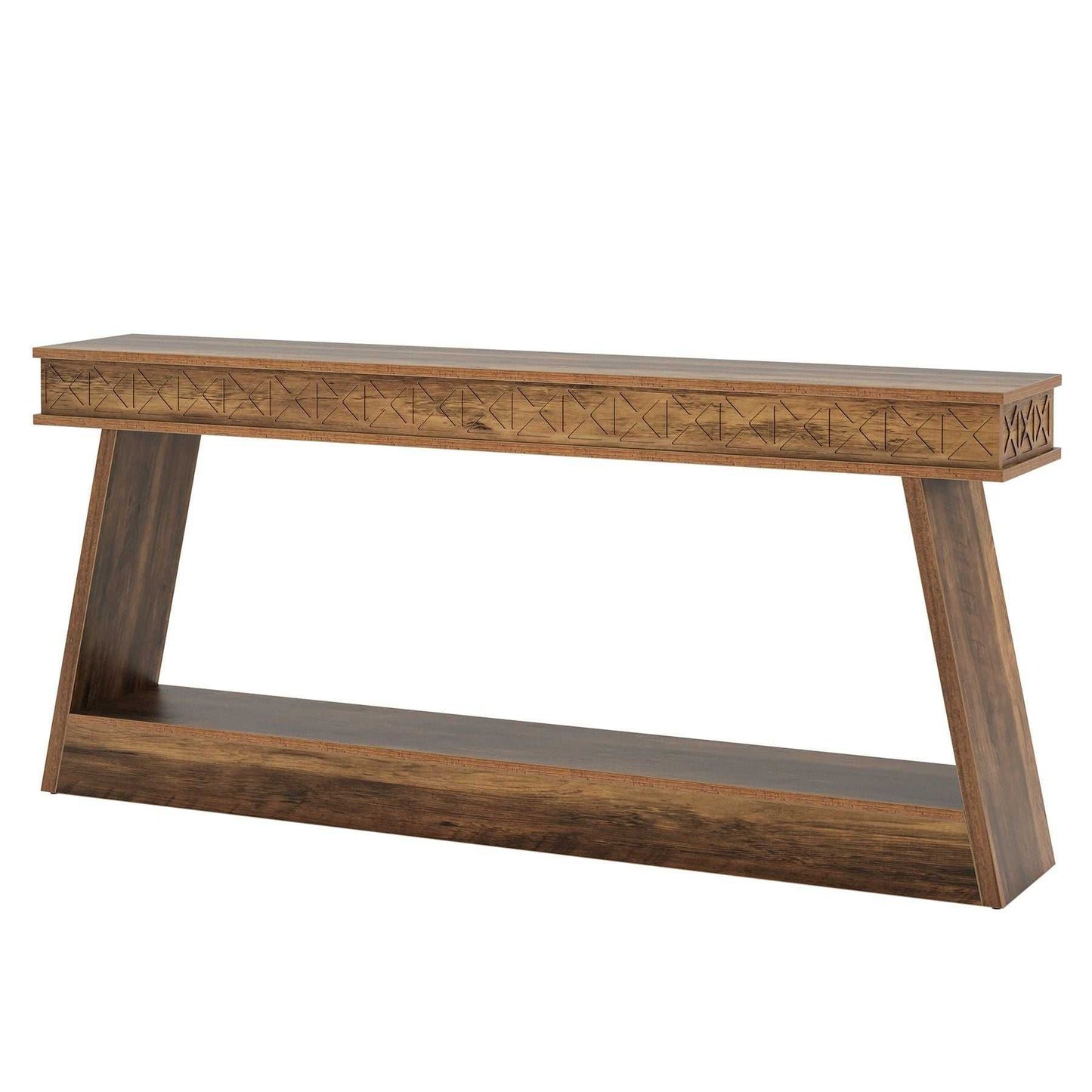 Sofa Table, Farmhouse Console Table Entryway Table with Storage - luxuryhomedecoridea.com
