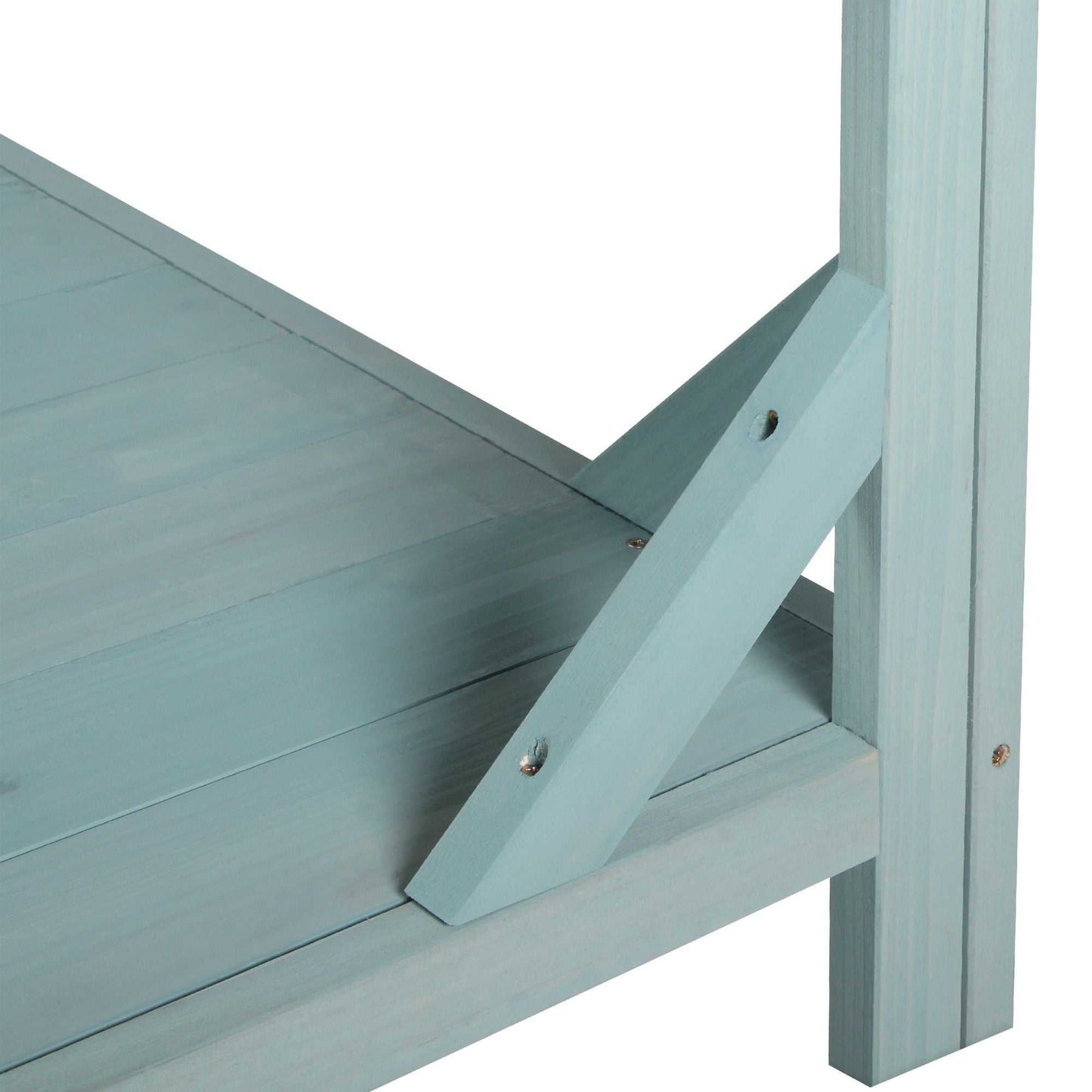 65" Large Wooden Farmhouse Rustic Outdoor Potting Bench Table; Patio Workstation; Garden Potting Bench with 4 Storage Shelves and Side Hook - luxuryhomedecoridea.com