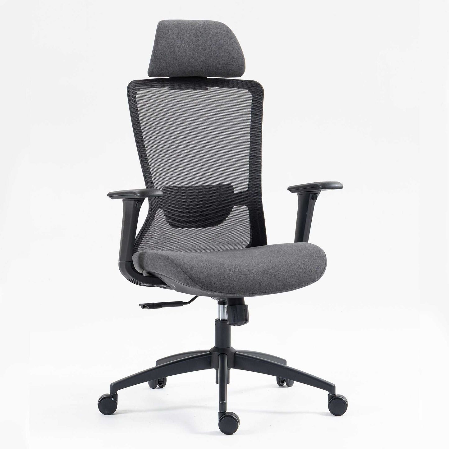 Ergonomic Mesh Office Chair with Adjustable Headrest and Lumbar Support, Breathable Back Design for Home and Office Use 8322H - luxuryhomedecoridea.com