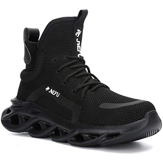 JIEFU Work Safety Boots Breathable Lightweight Reliable Durable Steel Toe Industrial Construction Shoes luxury home decor