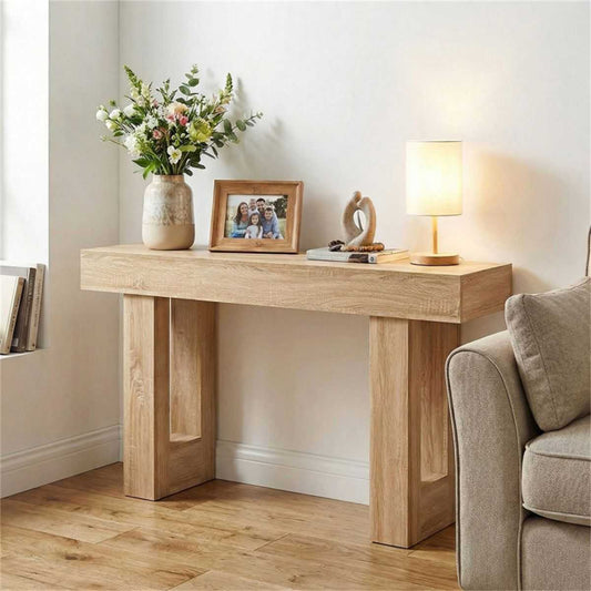 63" Farmhouse Console Table, Narrow Entryway Table with Spacious Bottom Storage - luxuryhomedecoridea.com