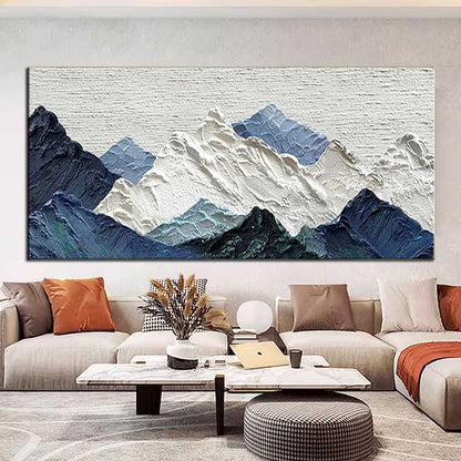 Handmade Oil Painting Thick Texture Abstract Landscape Oil Painting Gorgeous Abstract Landscape 3D Wall Art on Canvas Serene Abstract Landscape 3D Large Wall Art - luxuryhomedecoridea.com
