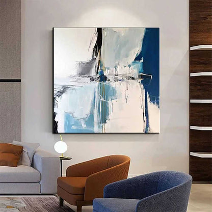 Hand Painted Oil Paintings Handmade Modern Abstract Oil Paintings On Canvas Wall Art Decorative Picture Living Room Hallway Bedroom Luxurious Decorative Painting - luxuryhomedecoridea.com