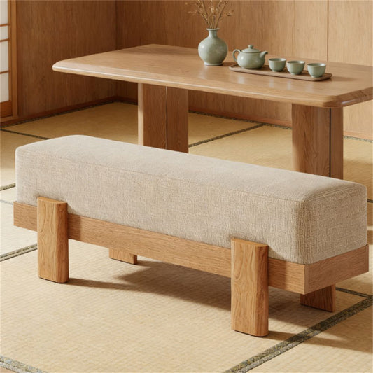 55" Modern Dining Bench - Upholstered Kitchen & Living Room Seating luxury home decor