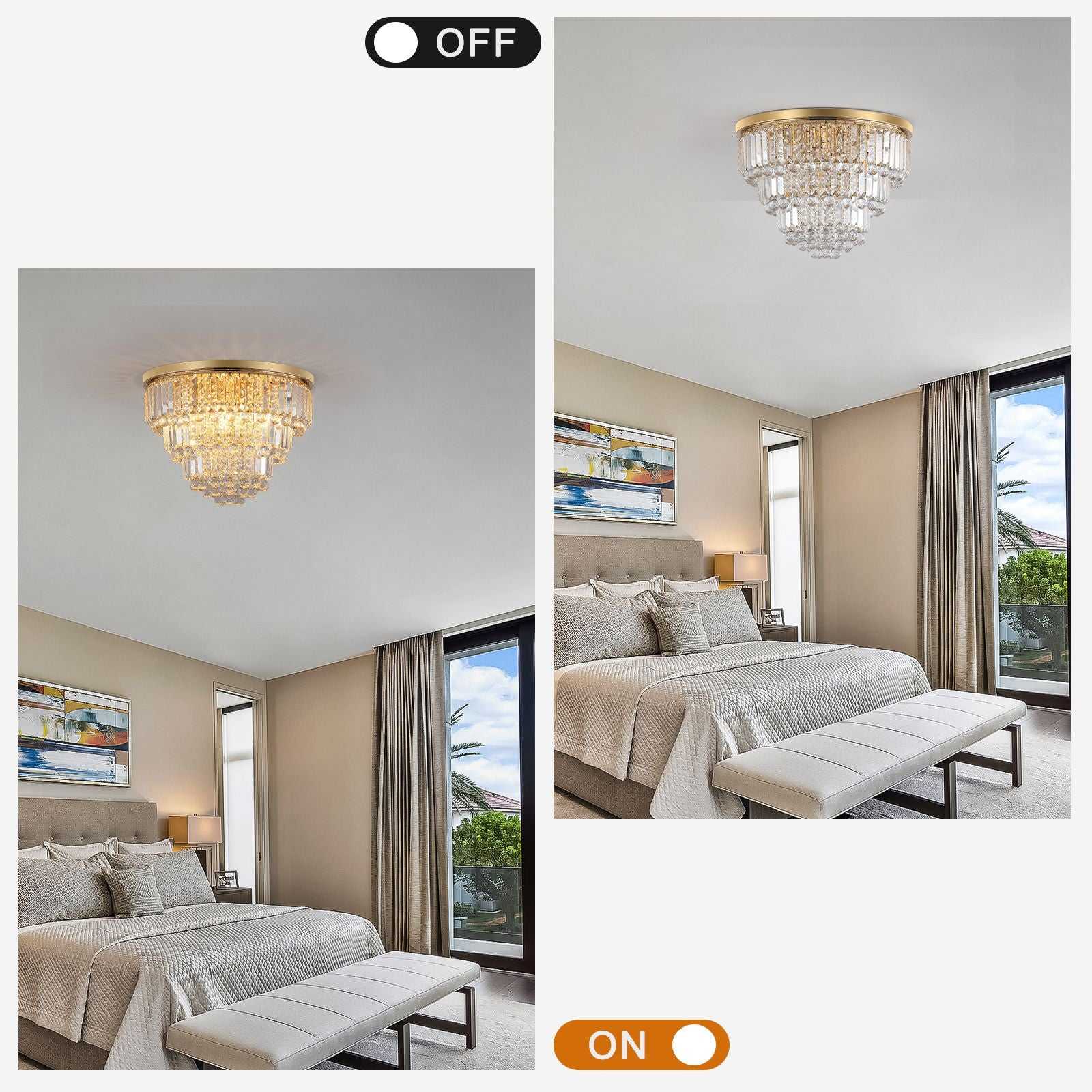 (Same as W1340110372/L5009) Gold luxury modern style crystal lights,large ceiling chandeliers,dining room,living room,bedroom (Bulb Not Included) - luxuryhomedecoridea.com