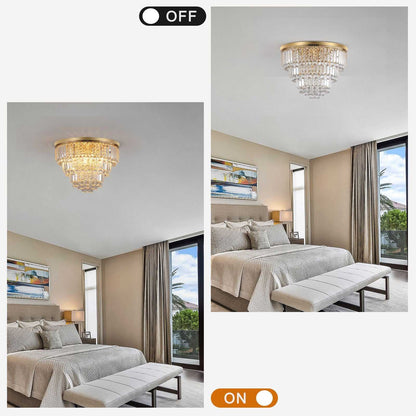 (Same as W1340110372/L5009) Gold luxury modern style crystal lights,large ceiling chandeliers,dining room,living room,bedroom (Bulb Not Included) - luxuryhomedecoridea.com