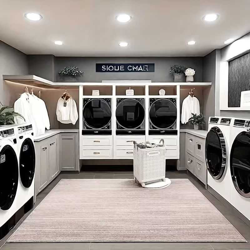 Collapsible Laundry Basket with Wheels, Medium-Large White Ceramic Look Hamper with Faux Leather Handles, Portable and Durable Clothes Storage Bin for Bathroom, Balcony, and Home Organization - luxuryhomedecoridea.com