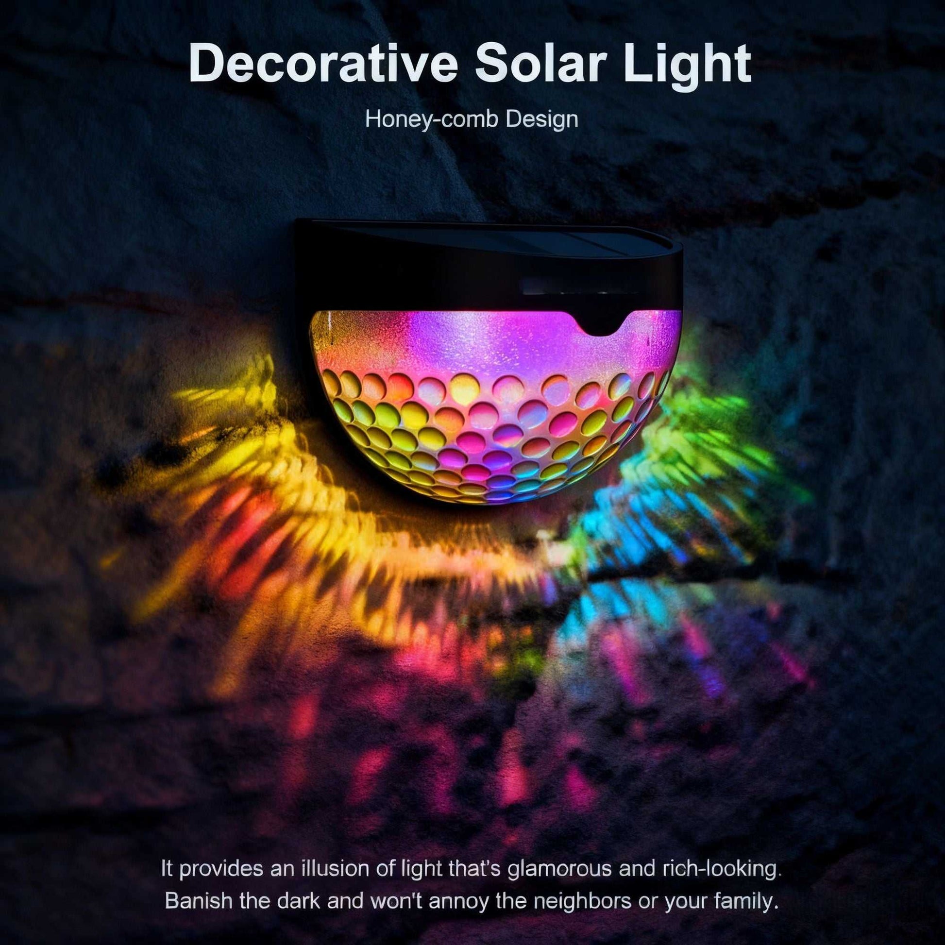 12/6 Solar fence lights, solar platform lights, solar wall lights, rechargeable solar cells, suitable for front porches, security lights, wall installation, terraces, fences, garages, decoration - luxuryhomedecoridea.com