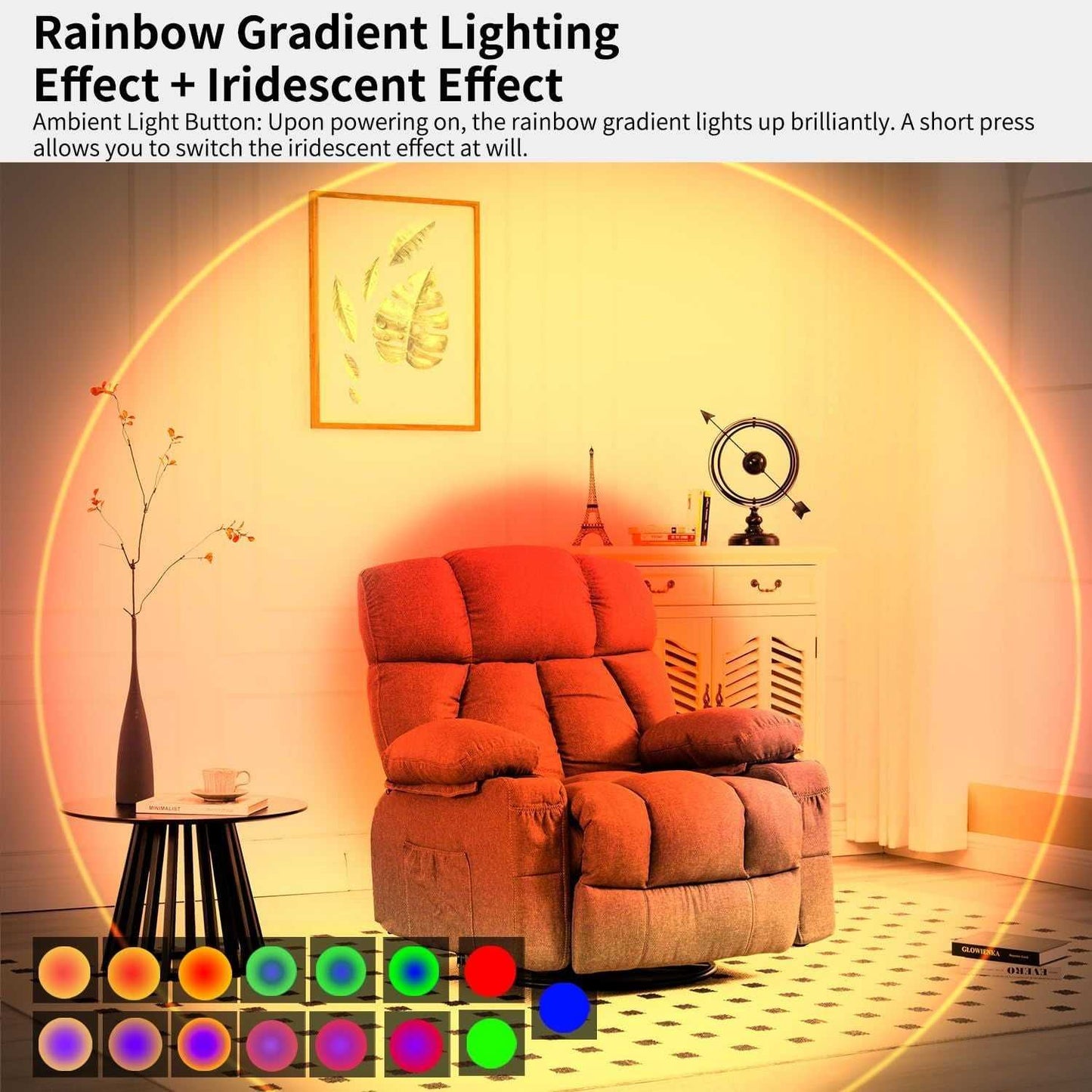 4pcs Rechargeable LED Night Light Wall Lamp Commercial StrobeLight Multi-color Mode Dimmable Indoor Light Magnetic StepLight for Entryway Bedside Desk Closet Bedside Lamp - luxuryhomedecoridea.com