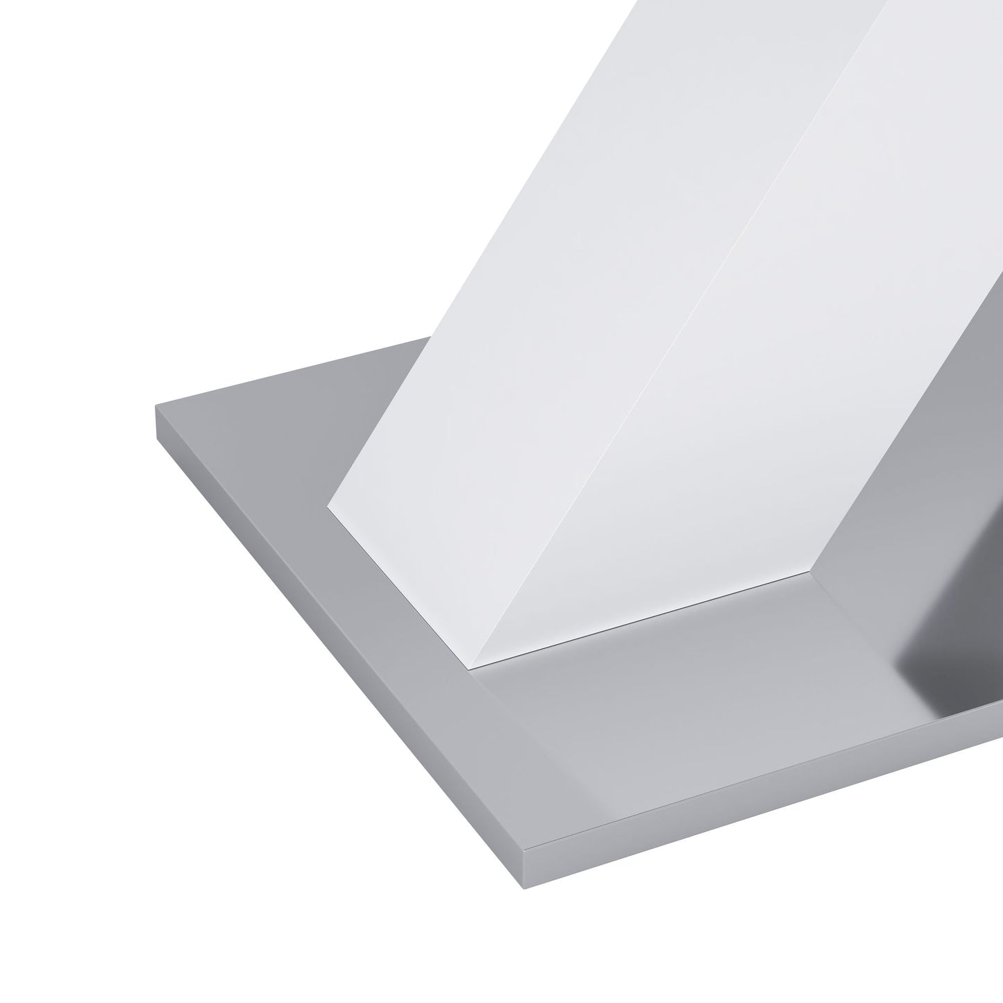 Modern Square Dining Table, Stretchable, White Table Top+MDF X-Shape Table Leg with Metal Base - luxuryhomedecoridea.com