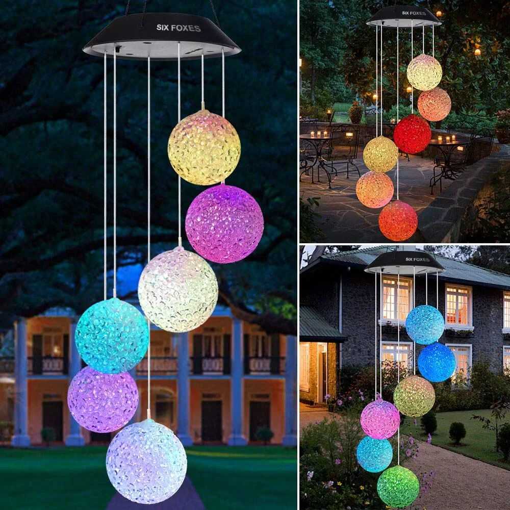 Yard Decor Lights; Solar Butterfly Chimes; 2023 Gifts for Mom/Dad/Women/Grandma/Wife/Daughter/Sister/Aunt/Nana/Grandfather/ ; Father Birthday Gifts; Mother Day Outdoor Decor; Gardening Gift - luxuryhomedecoridea.com