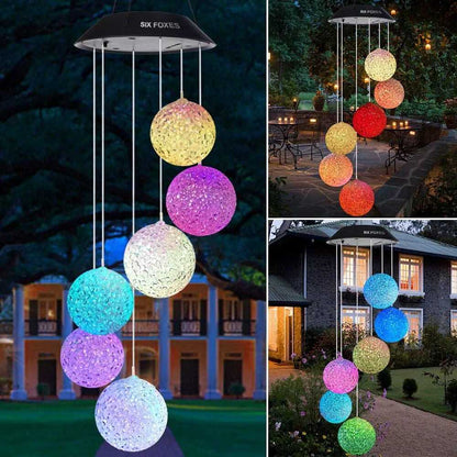 Yard Decor Lights; Solar Butterfly Chimes; 2023 Gifts for Mom/Dad/Women/Grandma/Wife/Daughter/Sister/Aunt/Nana/Grandfather/ ; Father Birthday Gifts; Mother Day Outdoor Decor; Gardening Gift - luxuryhomedecoridea.com