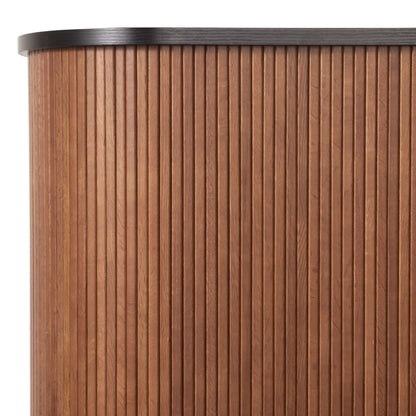 Fralimk Sideboard Buffet Cabinet with Storage, Modern Fluted Storage Cabinet for Dining Room, Tambour Door Console Table for Living Room, Office Storage Cabinet or TV Stand, Accent Sideboard Cabinet - luxuryhomedecoridea.com