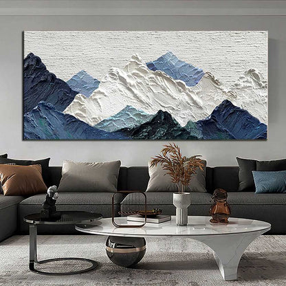 Handmade Oil Painting Thick Texture Abstract Landscape Oil Painting Gorgeous Abstract Landscape 3D Wall Art on Canvas Serene Abstract Landscape 3D Large Wall Art - luxuryhomedecoridea.com