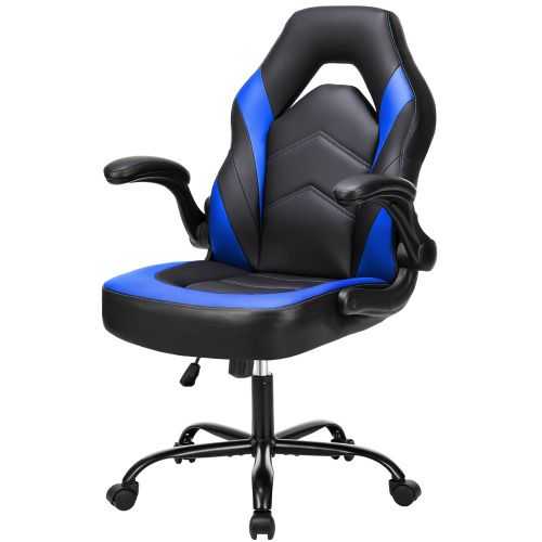 Ergonomic Office Computer Home Gaming Desk Chair Adjustable PU Leather Racing Chair Flip-up Armrest For Christmas Furniture - luxuryhomedecoridea.com