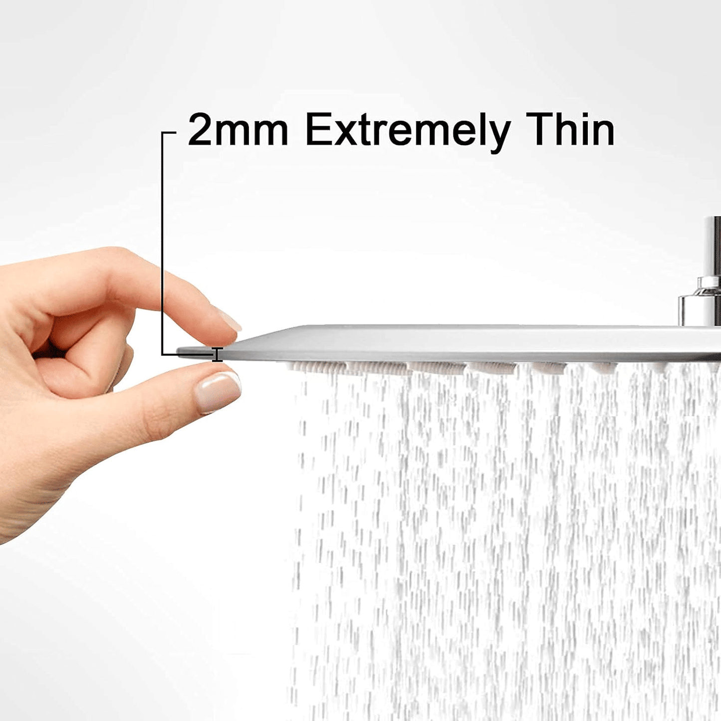 Stainless Steel High Pressure Shower Head Waterfall Full Body Coverage Waterfall Shower Head - luxuryhomedecoridea.com