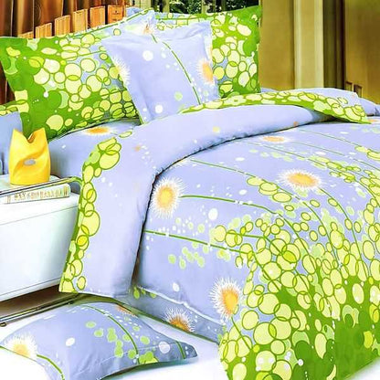 Blancho Bedding - [Dandelion Dream] Luxury 6PC Mini Bed In A Bag Combo 300GSM (King Size) - luxuryhomedecoridea.com