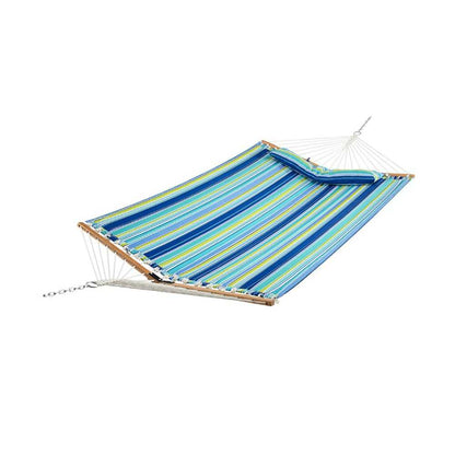 Patio Hammock Foldable Swing Chair Bed with Detachable Pillow - luxuryhomedecoridea.com
