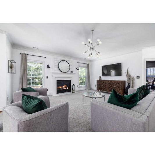 Modern Sputnik Chandelier Lighting 10 Lights with Adjustable Arms Chrome Pendant Lighting - luxuryhomedecoridea.com