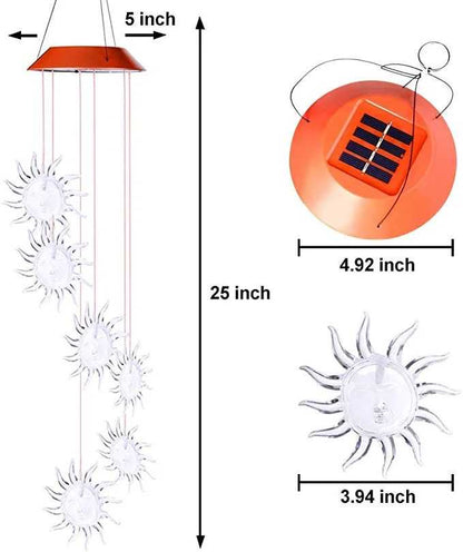 Yard Decor Lights; Solar Butterfly Chimes; 2023 Gifts for Mom/Dad/Women/Grandma/Wife/Daughter/Sister/Aunt/Nana/Grandfather/ ; Father Birthday Gifts; Mother Day Outdoor Decor; Gardening Gift - luxuryhomedecoridea.com