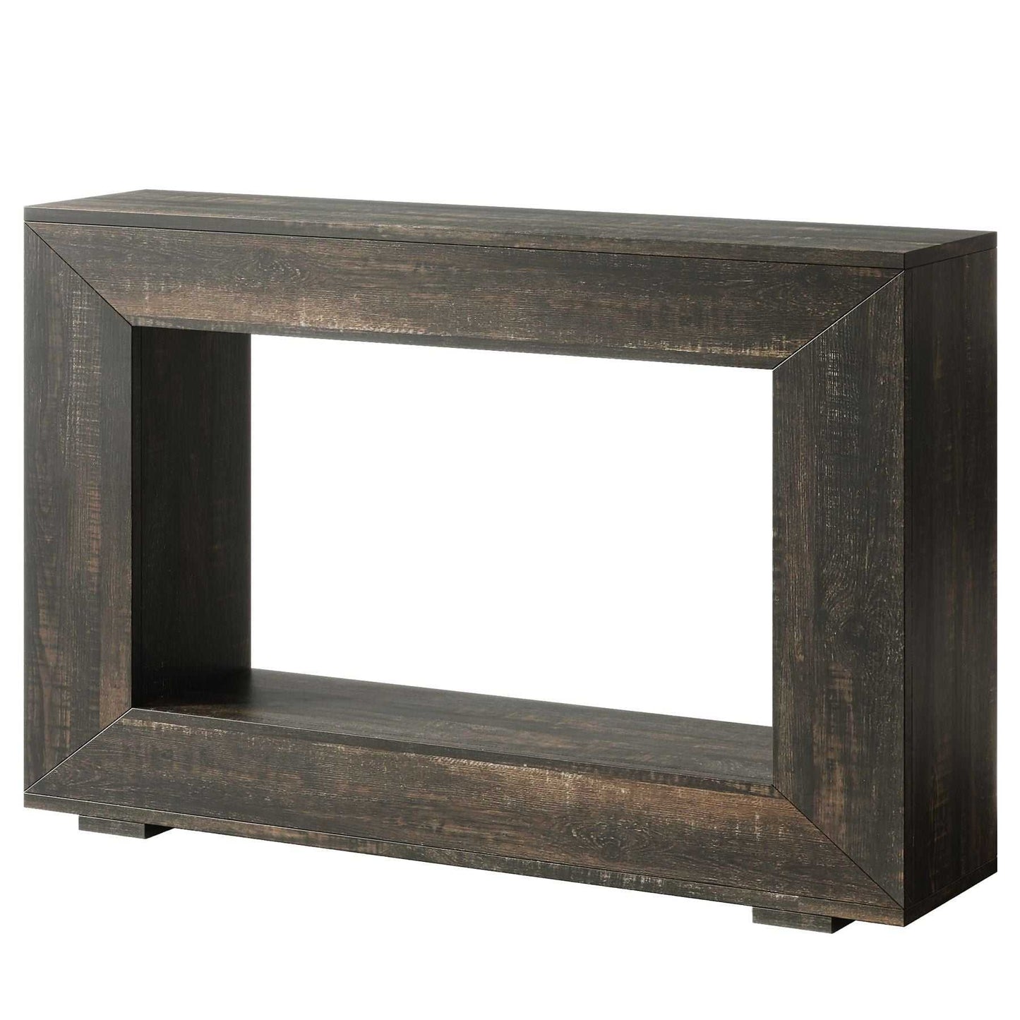 Farmhouse Console Table, Rustic Wood Entryway Sofa Table with Storage - luxuryhomedecoridea.com