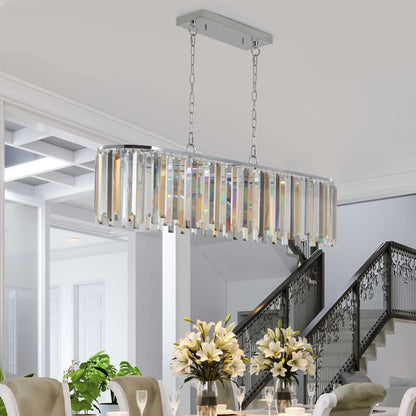 Oval Crystal ceiling chandelier Luxury Home Decor Light Fixture (No Bulbs) - luxuryhomedecoridea.com