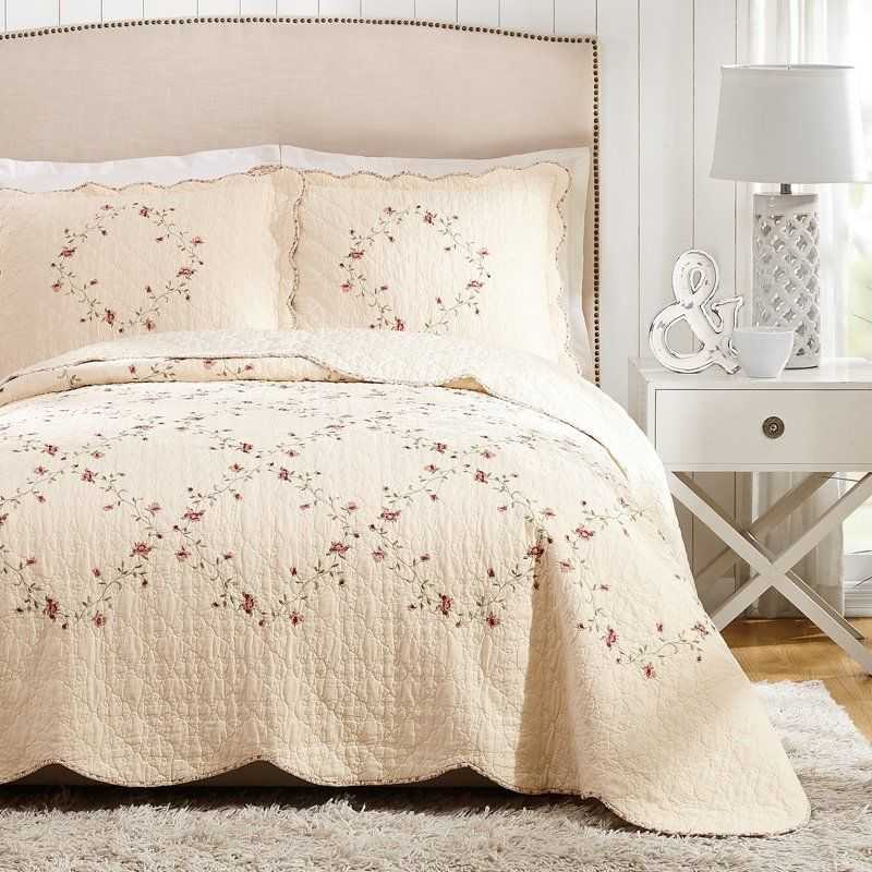 Hannalore Cotton Quilt, Twin - luxuryhomedecoridea.com