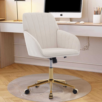 TY Adjustable Office Chair, Home Bedroom, Ergonomic Swivel Chair, Backrest Seat, Comfortable for Long Sitting - luxuryhomedecoridea.com