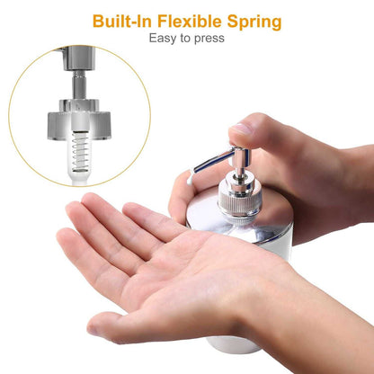 Bathroom Accessories Set 6 Pcs Bathroom Set Ensemble Complete Soap Dispenser Toothbrush Holder - luxuryhomedecoridea.com